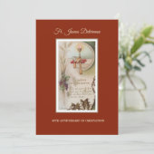 Uitnodiging katholieke priesterbevel Jubileum (Staand voorkant)