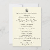 Uitnodiging katholieke priesterbevel Jubileum (Achterkant)