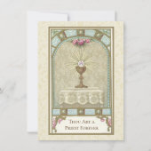 Uitnodiging katholieke priesterbevel Jubileum (Voorkant)