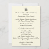 Uitnodiging katholieke priesterbevel Jubileum (Achterkant)