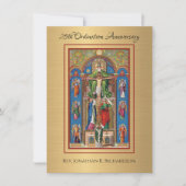 Uitnodiging katholieke priesterbevel Jubileum (Voorkant)