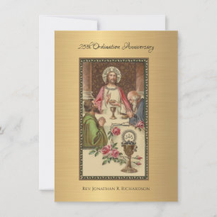 Uitnodiging katholieke priesterbevel Jubileum