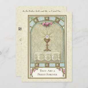 Uitnodiging katholieke priesterbevel Jubileum