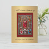 Uitnodiging katholieke priesterbevel Jubileum (Staand voorkant)