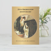 Uitnodiging katholieke priesterbevel Jubileum (Staand voorkant)