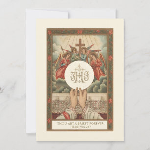 Uitnodiging katholieke priesterbevel Jubileum