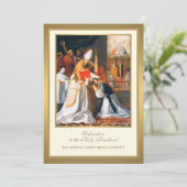 Uitnodiging Katholieke Priesterwijding tot het Hei (Staand voorkant)