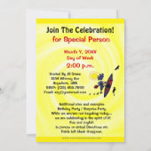 Uitnodiging Kayak Birds Fun Party (Achterkant)