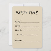 Uitnodiging KEG-partij (Achterkant)