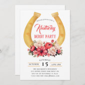 Uitnodiging Kentucky Derby Feestje (Voorkant / Achterkant)