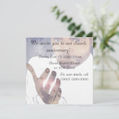 Uitnodiging kerkdag (Staand voorkant)