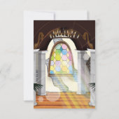Uitnodiging kerkelijke bruiloft. (Achterkant)