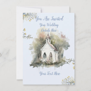 Uitnodiging kerkelijke bruiloft
