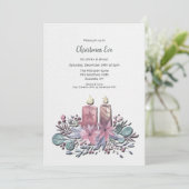 Uitnodiging kerstavond (Staand voorkant)