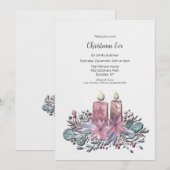 Uitnodiging kerstavond (Voorkant / Achterkant)