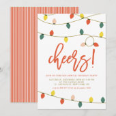 Uitnodiging kerstavond met terugwerkende kracht (Voorkant / Achterkant)