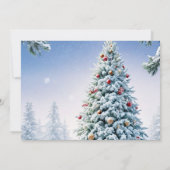 Uitnodiging kerstboomfeestdag (Achterkant)