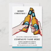 Uitnodiging Kerstborrel Bedrijf Bier (Voorkant)