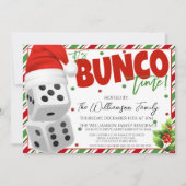 Uitnodiging kerstBunco Night (Voorkant)