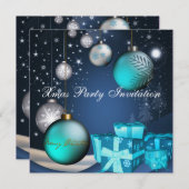 Uitnodiging kerstfeest (Voorkant / Achterkant)