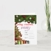 uitnodiging kerstfeest (Voorkant)