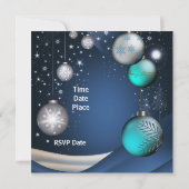 Uitnodiging Kerstfeest Christmas (Achterkant)