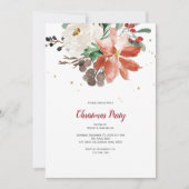 Uitnodiging kerstfeest, Elegant, Vakantie (Voorkant)