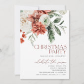 Uitnodiging kerstfeest, moderne feestdag (Voorkant)