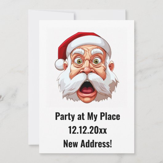 Uitnodiging Kerstfeest Nieuw Adres (Voorkant)