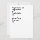 Uitnodiging Kerstfeest Nieuw Adres (Achterkant)