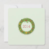 Uitnodiging kerstfeestdag (Achterkant)