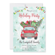 Uitnodiging kerstfeestdag