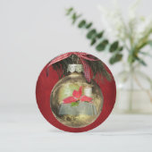 Uitnodiging kerstfeestdag (Staand voorkant)