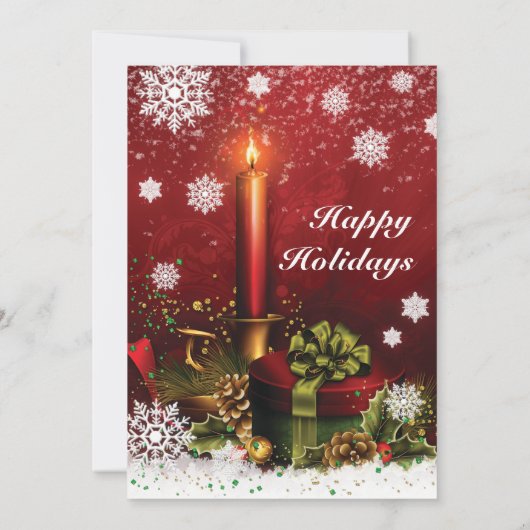 Uitnodiging kerstfeestdag (Achterkant)