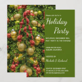 Uitnodiging kerstfeestdag (Voorkant / Achterkant)