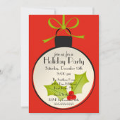 Uitnodiging kerstfeestdag (Voorkant)