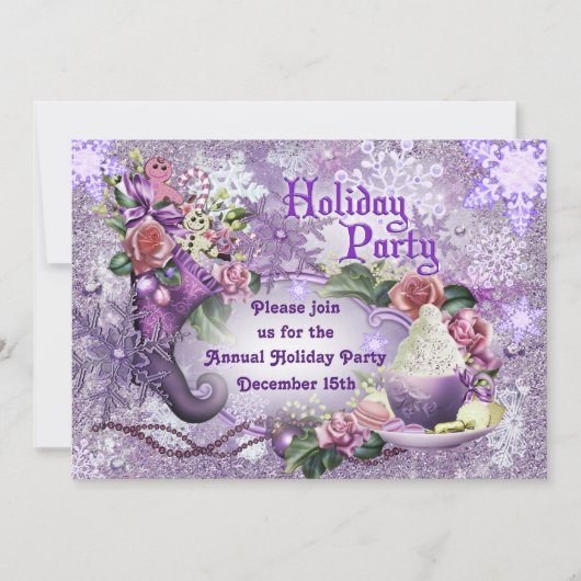 Uitnodiging kerstfeestdag (Voorkant)