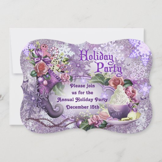 Uitnodiging kerstfeestdag (Voorkant)