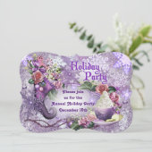 Uitnodiging kerstfeestdag (Staand voorkant)