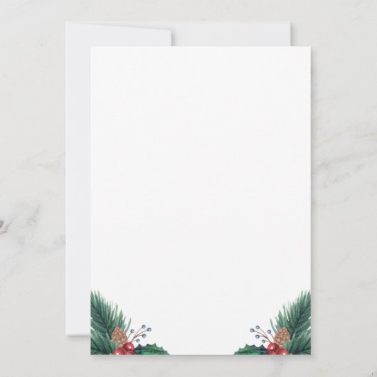 Uitnodiging kerstfeestdag (Achterkant)