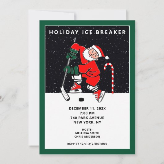 Uitnodiging kerstfeestdag (Voorkant)