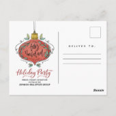 Uitnodiging kerstfeestdag (Achterkant)