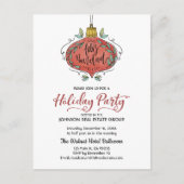 Uitnodiging kerstfeestdag (Voorkant)