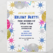 Uitnodiging kerstfeestdag flyer (Voorkant)