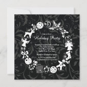 Uitnodiging kerstfeestdag met kerstmis (Voorkant)