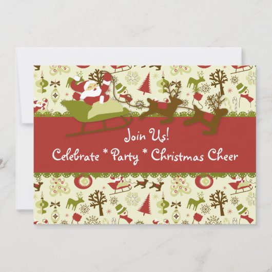 Uitnodiging kerstkerstmis (Voorkant)