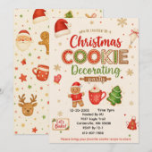 Uitnodiging Kerstkrans Versieren Feestje | Kind (Voorkant / Achterkant)