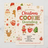 Uitnodiging Kerstkrans Versieren Feestje | Kind (Voorkant / Achterkant)