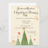 Uitnodiging kerstmis (Voorkant / Achterkant)