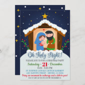 Uitnodiging kerstmis (Voorkant / Achterkant)